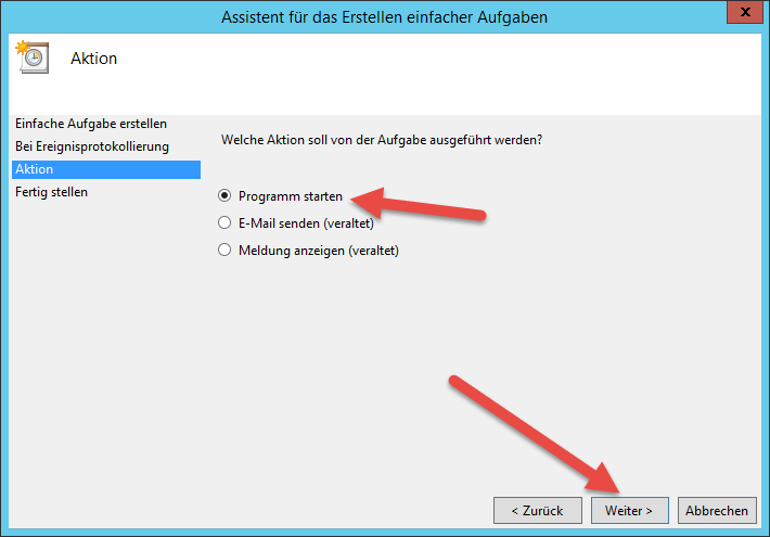 Aufgabe erstellen Schritt 3